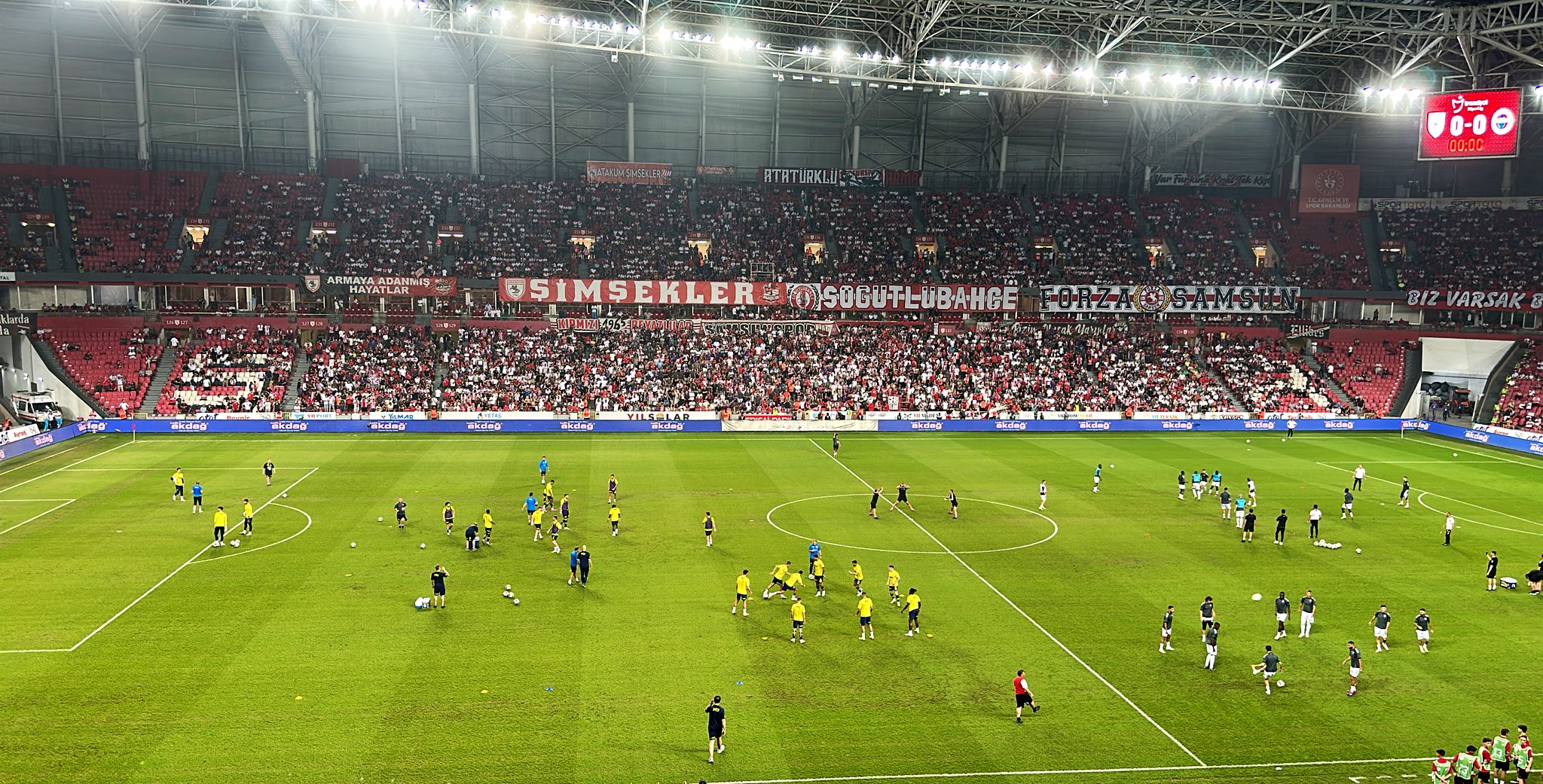  Samsun’da İlk Kez Süper Lig Maçı Oynandı