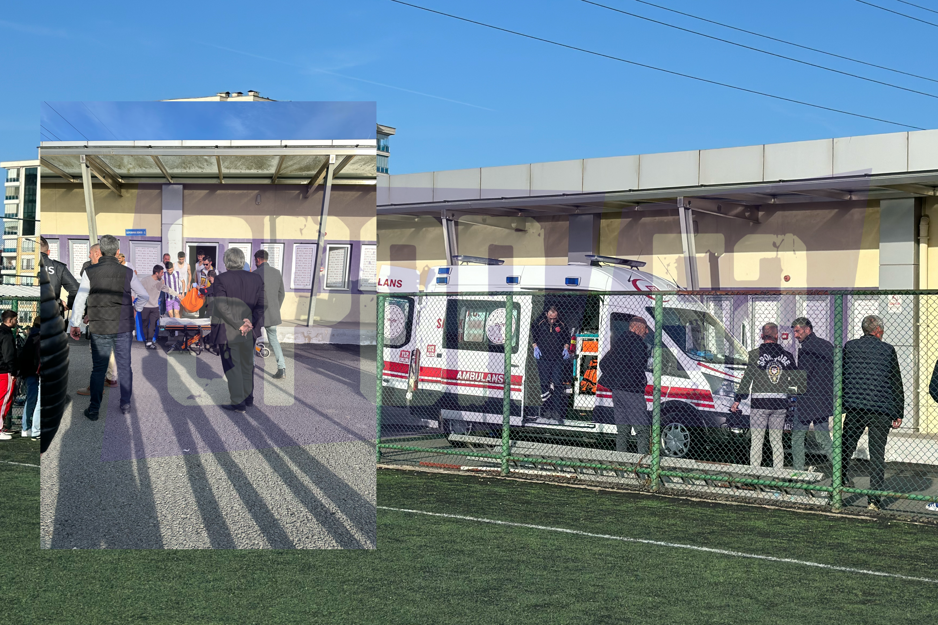  Kabadüz Belediyespor – Orduspor Maç Sonu Karıştı, Ambulanslar Arka Arkaya Geldi
